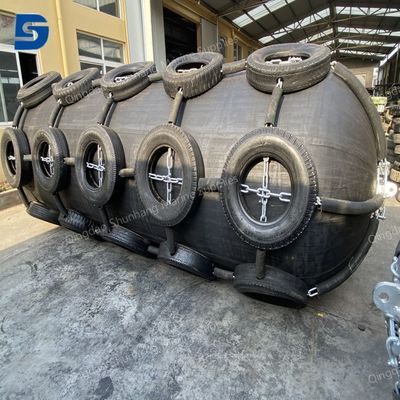 Effortless Installation Pneumatic Rubber Fender ISO 17357 Standard Sling Type Design