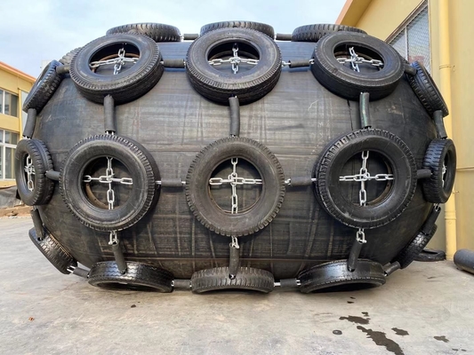 Sling Type Submarine Fender Boat Rubber 0,08mpa Marine Dock Fender