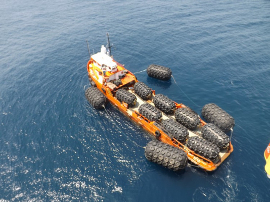 Nadmuchiwana siatka na opony Yokohama Marine Rubber Boat Fender