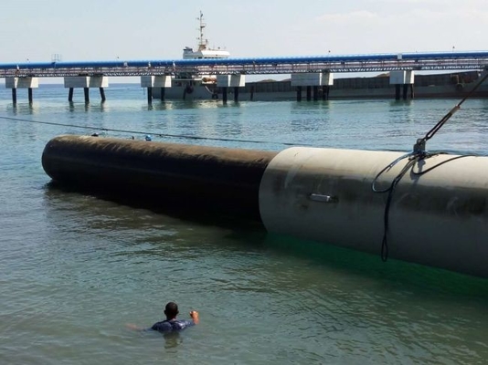 Certyfikowany CCS Airbag Ship Launching Pipe Pływająca gumowa łódź ratunkowa